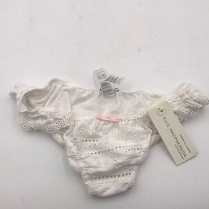 Elle Macpherson Gala White Eyelet Panty